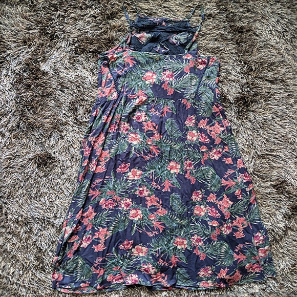 Roxy Summer Navajo Tropical Floral Midi Dress - Picture 5 of 7